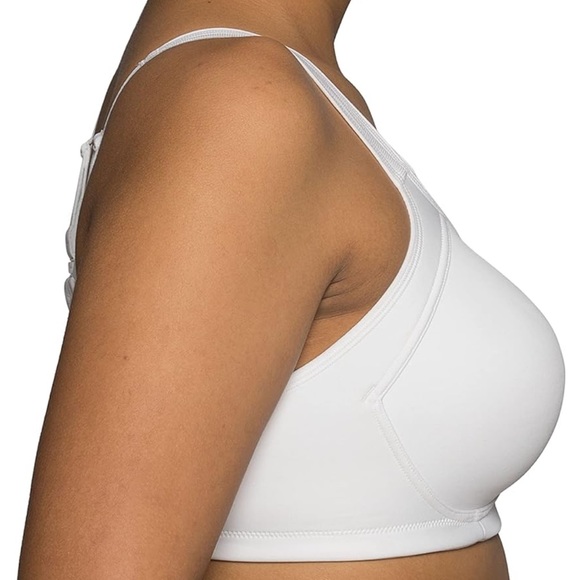 VANITY FAIR white size 44DD style 71500 wirefree bra NWT - Picture 3 of 8